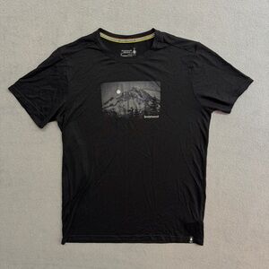 Smartwool T Shirt Medium Men's Merino Wool Sport 150 Short Sleeve Outdoor Black